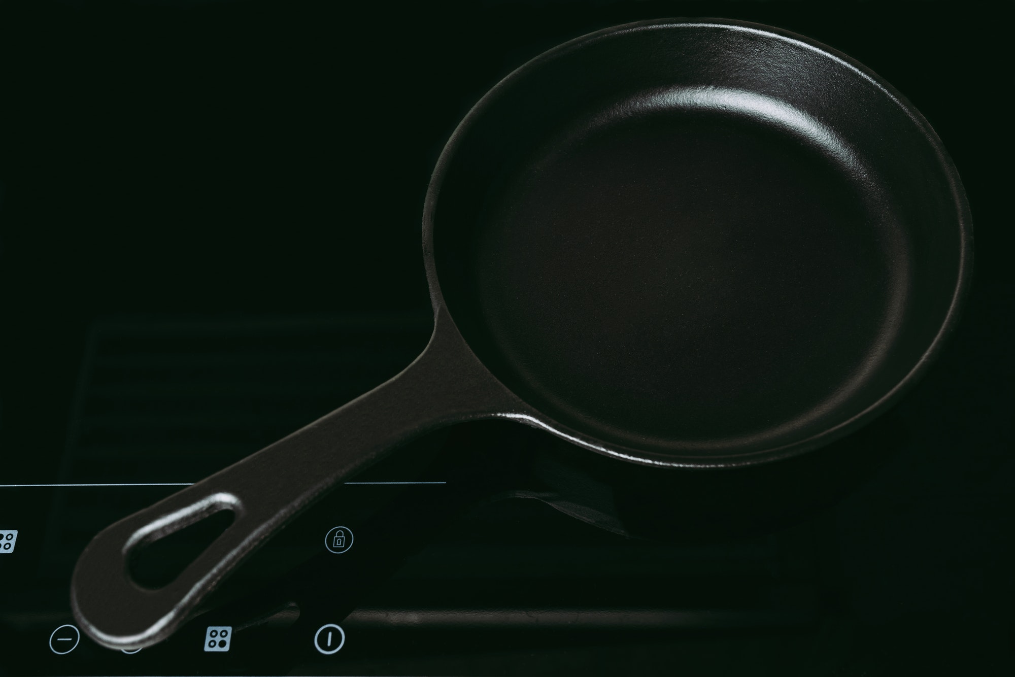 Cast Iron skillet on the stove